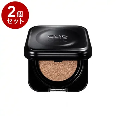 【単品2個セット】 クリオ キルカバー ファンウェアクッション 21N リネン クッションファンデ ファンデーション 韓国コスメ CLIO メイクアップ【ポイント10倍】【送料無料】