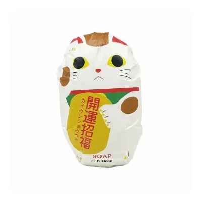 【単品4個セット】 和せっけん 招き猫 ペリカン石鹸(代引不可)【ポイント10倍】【送料無料】