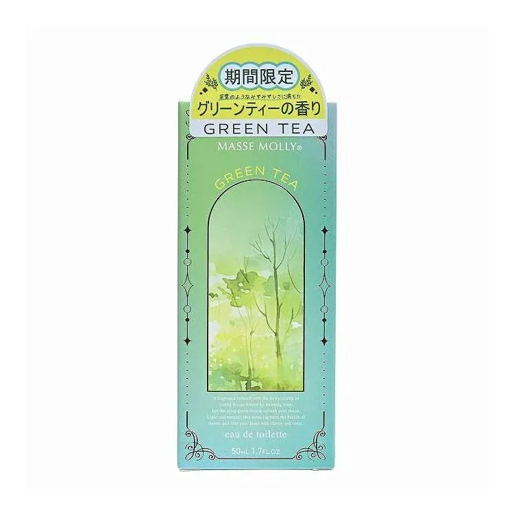 【単品4個セット】 MASSEMOLLY オードトワレグリーンティー コスメステーション 50ml(代引不可)【ポイント10倍】【送料無料】