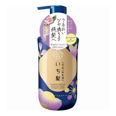 【単品6個セット】 いち髪 ダメージリペア&カラーケア コンディショナー ポンプ クラシエホームプロダクツ販売 450g(代引不可)【ポイント10倍】【送料無料】
