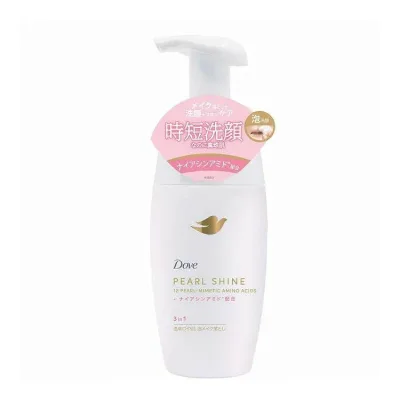 【単品9個セット】 ダヴ パールシャイン 3in1 透明つや肌 泡メイク落とし ポンプ ユニリーバ 170ml(代引不可)【ポイント10倍】【送料無料】