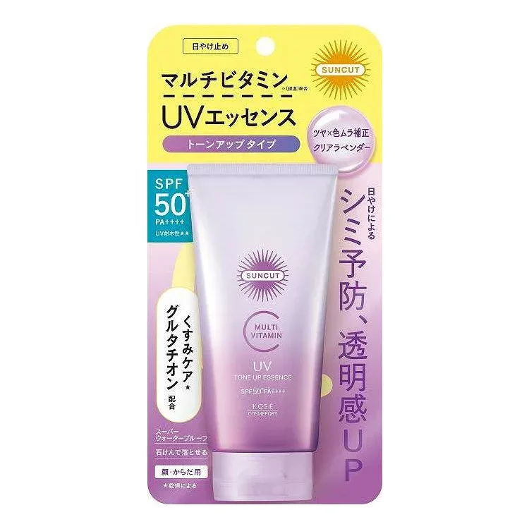 サンカットR マルチビタミン トーンアップUV エッセンス クリアラベンダー コーセーコスメポート 80G(代引不可)【ポイント10倍】