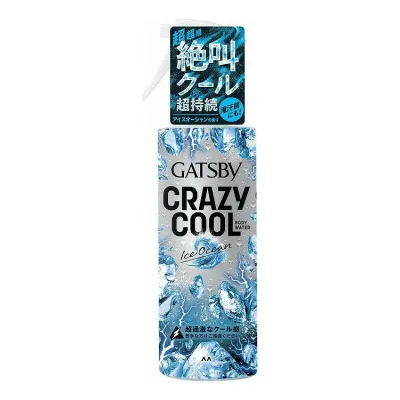 【単品5個セット】 ギャツビー クレイジークール ボディウォーター アイスオーシャン マンダム 150mL(代引不可)【ポイント10倍】【送料無料】