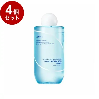 【単品4個セット】 イズエンツリー 超低分子ヒアルロン酸トナー ISNTREE 300ml【ポイント10倍】【送料無料】