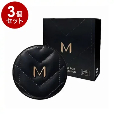 【単品3個セット】 ミシャ M プロ ブラックメッシュクッション No.21ライトベージュ MISSHA【ポイント10倍】【送料無料】