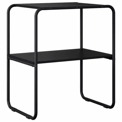 vidaXL コンソール テーブル ブラックオーク 100 x 42.5 x 70 cm エンジニアードウッド家具 テーブル アクセントテーブル コンソールテーブルブラック(代引不可)