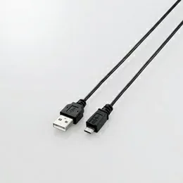 極細Micro-USB(A-MicroB)ケーブルU2C-AMBX20BK エレコム(代引き不可)