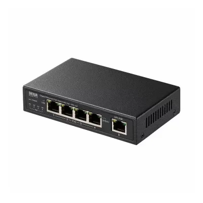 サンワサプライ ギガビット対応PoEスイッチングハブ 5ポート LAN-GIGAPOE52(代引不可)【送料無料】