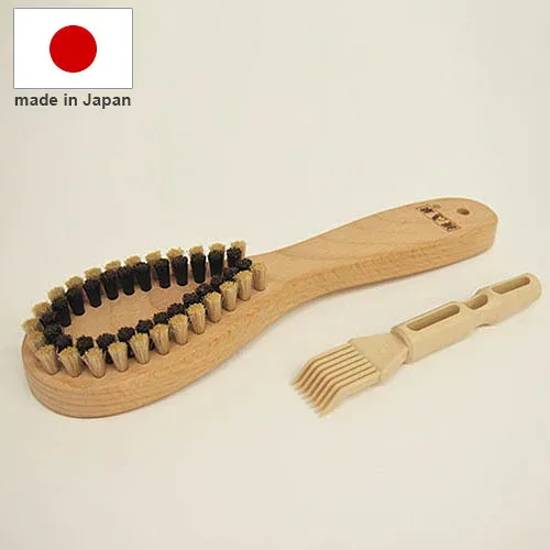日本製 ブラシ 洋服ブラシ 毛並みも整えられる元祖毛玉取りブラシ【送料無料】