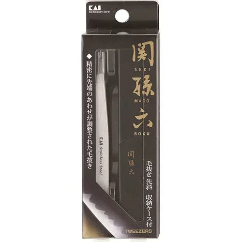 貝印 関孫六 毛抜き(先斜)