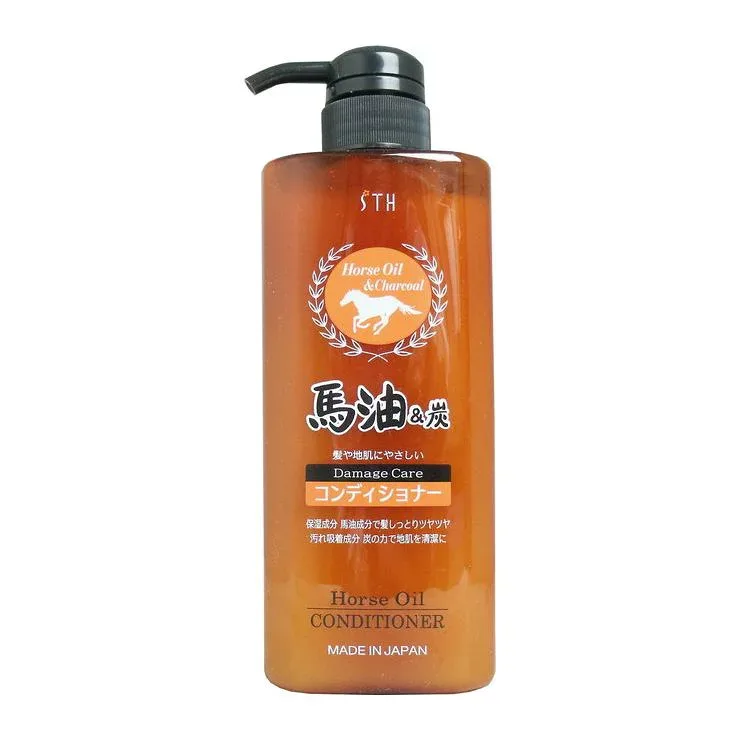 馬油&炭コンディショナー 600mL【送料無料】