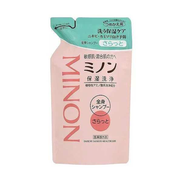 第一三共ヘルスケア ミノン全身シャンプーサラット 詰め替え 380mL