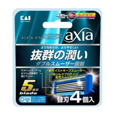貝印 KAIRAZOR axia 替刃 日用品 日用消耗品 雑貨品(代引不可)