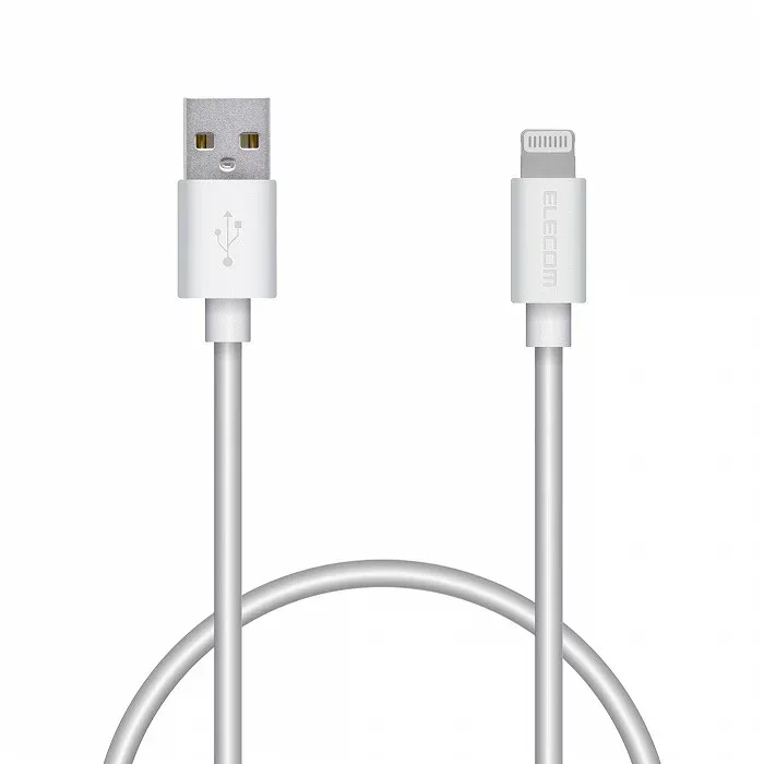 エレコム ライトニングケーブル 50cm Lightningiphone / ipod スタンダードタイプ データ転送/充電用 MPA-UALA05WH(代引不可)