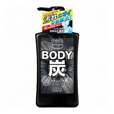 コーセーコスメポート メンズソフティモボディソープ炭 550ML(代引不可)