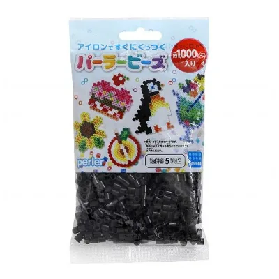 パーラービーズ 単色 くろいろ 黒色 1000p入り No.5018 カワダ 玩具 おもちゃ 玩具 おもちゃ アクセサリー キット ビーズ おもちゃ 女の子 男の子 子供 誕生日 誕生日プレゼント 紫 アイロンビーズ クリスマスプレゼント