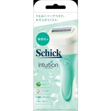 【単品11個セット】イントゥイション敏感肌用ホルダー刃付き+替刃1コ シック・ジャパン(代引不可)【送料無料】