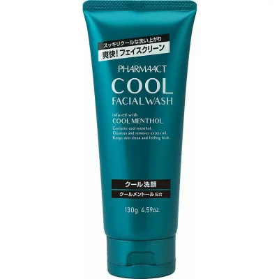 【単品2個セット】ファーマアクト クール洗顔フォーム 熊野油脂(代引不可)