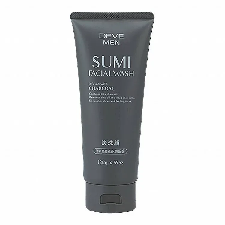 【単品10個セット】ディブメン 炭洗顔フォーム 130G 熊野油脂(代引不可)【送料無料】