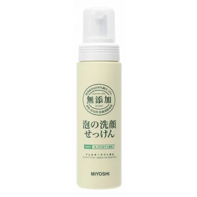 【単品10個セット】無添加泡の洗顔せっけん 200ml ミヨシ石鹸(代引不可)【送料無料】