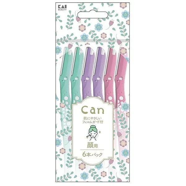 【単品19個セット】GA0117 キャンバブル フェイスL 6本入 貝印(代引不可)【送料無料】