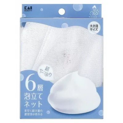 【単品16個セット】KQ3170 超たっぷり泡立て6層ネット 貝印(代引不可)【送料無料】