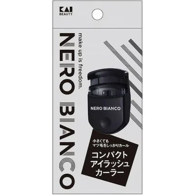 【単品7個セット】KQ3501 NEROBIANCO コンパクトアイラッシュカーラー 貝印(代引不可)【送料無料】