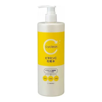 【単品3個セット】 CYCLEARビタミンC化粧水500ML 熊野油脂株式会社(代引不可)