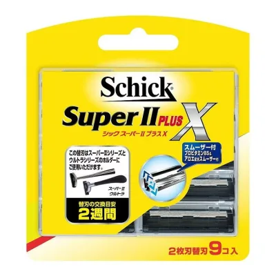 【単品1個セット】 スーパーIIプラスX替刃9コ入 三宝商事株式会社(代引不可)