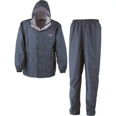 カジメイク エントラントレインスーツ2 サックス M 725047M 保護具 作業服 雨具(代引不可)【送料無料】