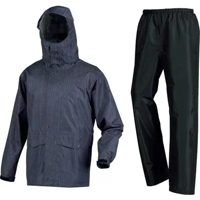 カジメイク 7541 ローリングレインスーツ デニム M 754155M 保護具 作業服 雨具(代引不可)