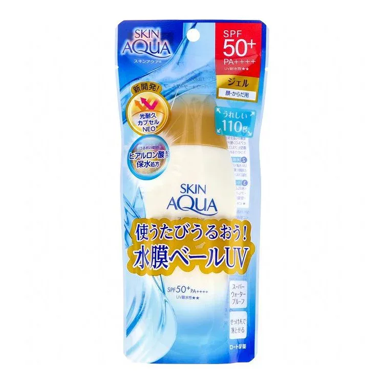 【単品30個セット】 ロート製薬 スキンアクア スーパーモイスチャージェル 110g(代引不可)【送料無料】