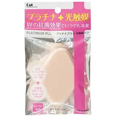 貝印 光触媒パフ1P ひし形 #000KQ3102(代引不可)