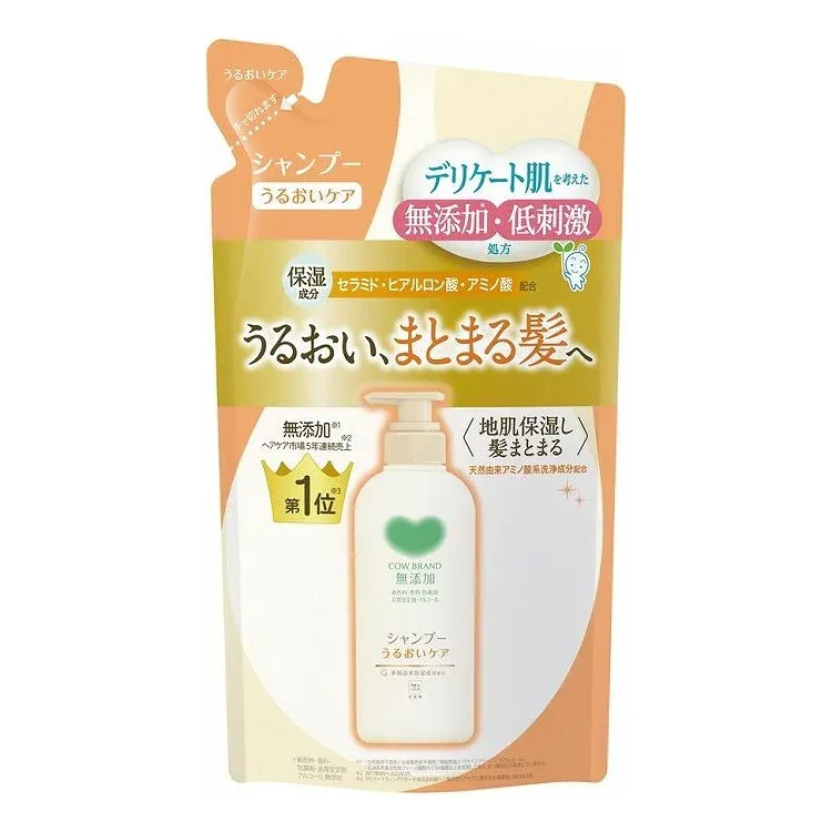 【単品14個セット】 カウブランド無添加シャンプー うるおいケア 詰替用(代引不可)【送料無料】