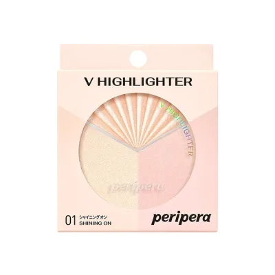 ペリペラ ブイ ハイライター 01 SHINING ON peripera シャイニングオン 韓国コスメ【送料無料】