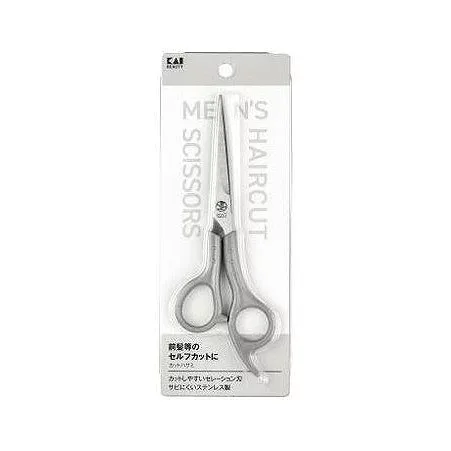 【単品6個セット】 KQ3206 メンズヘアカットハサミ 貝印(代引不可)【メール便配送】【送料無料】
