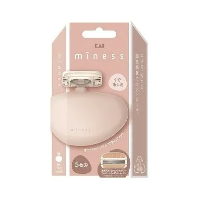 【単品8個セット】 GA0136 miness うで・あし用カミソリ 貝印(代引不可)【送料無料】