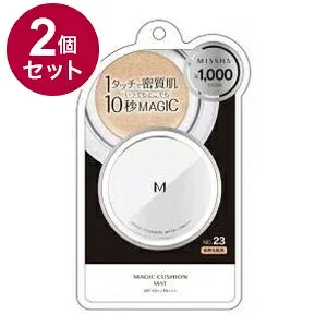 【単品2個セット】 MISSHA ミシャ M クッションファンデーション マット No.23 自然な肌色 ファンデーション ベースメイク メイク 化粧直し セミマット【送料無料】