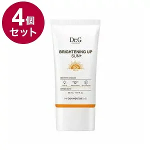【単品4個セット】 Dr.G ブライトニングアップサンクリーム 韓国コスメ 紫外線 ライトベージュ クリーム トーンアップ 機能性UVクリーム なめらか SPF50+ PA+++ 日焼け止め UVケア 日焼け対策【送料無料】