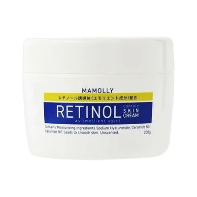 【単品9個セット】 MAMOLLYレチノール配合スキンクリーム コスメステーシヨン(代引不可)【送料無料】