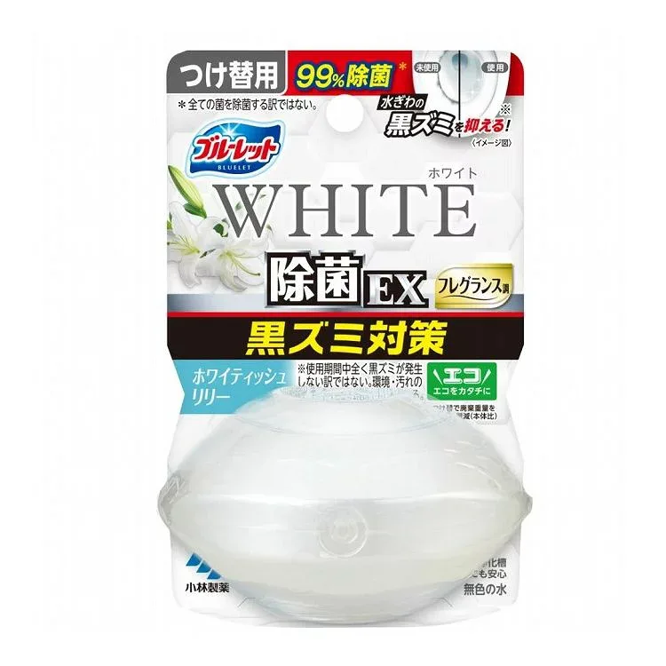 小林製薬 液体ブルーレットおくだけ 除菌EXフレグランス ホワイトホワイティッシュリリー つけ替用 67mL