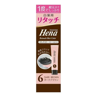 【単品10個セット】 テンスターヘナ リタッチカラートリートメント ダークブラウン65G 三宝(代引不可)【送料無料】
