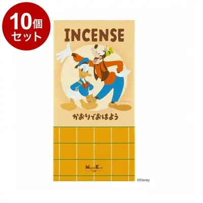 【単品10個セット】 ディズニー インセンス かおりでおはよう 日本香堂【送料無料】