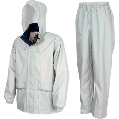 カジメイク 7540 アドベントレイン シルバー LL カジメイク 保護具 作業服 雨具 7540-71-LL(代引不可)【送料無料】