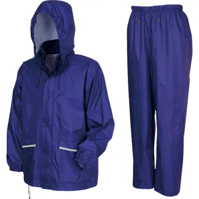 カジメイク 7540 アドベントレイン R.ブルー M カジメイク 保護具 作業服 雨具 7540-52-M(代引不可)【送料無料】
