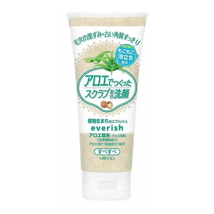 【単品5個セット】 ウテナ エブリッシュ アロエスクラブ洗顔(代引不可)【送料無料】