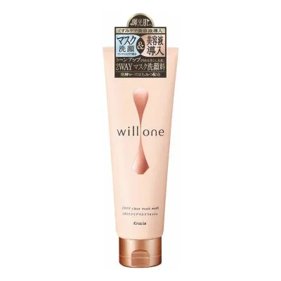 【単品8個セット】 クラシエ willone 2WAYクリアマスクウォッシュ 130G(代引不可)【送料無料】