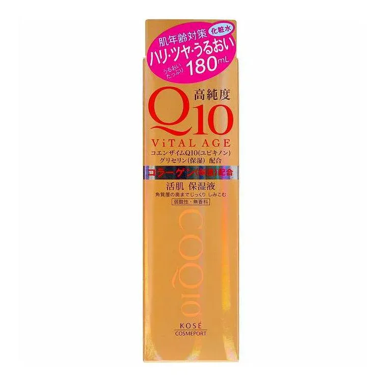【単品14個セット】 コーセーコスメポート バイタルエイジQ10ローション 180ml(代引不可)【送料無料】