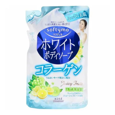 【単品14個セット】 コーセーコスメポート ソフティモ ホワイトボディソープコラーゲン替え 420ml(代引不可)【送料無料】