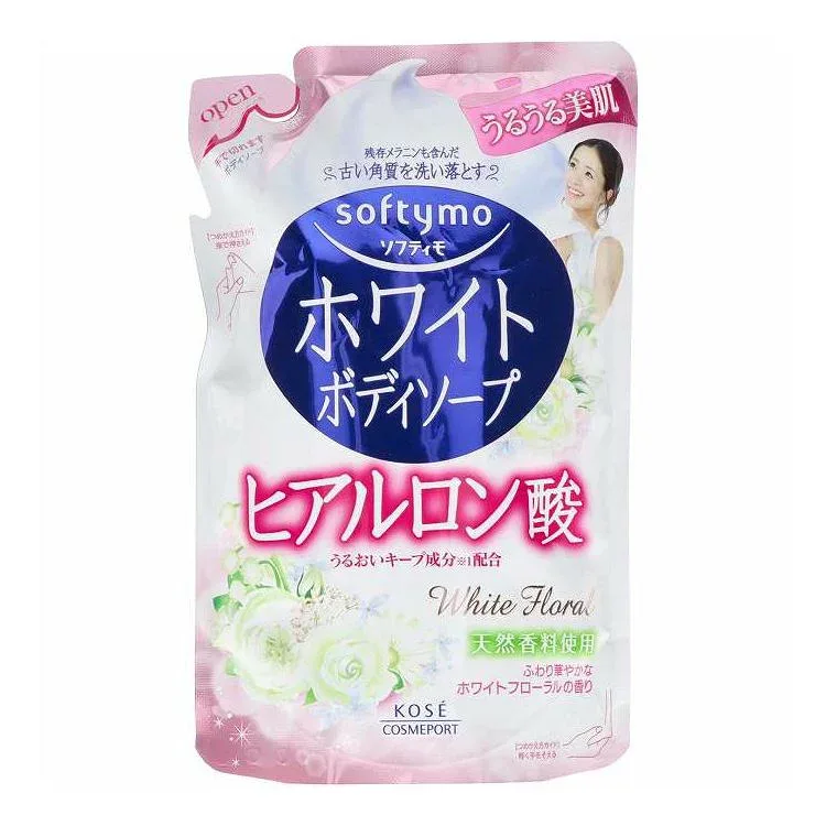 【単品8個セット】 コーセーコスメポート ソフティモ ホワイトボディソープヒアルロン酸替え 420ml(代引不可)【送料無料】